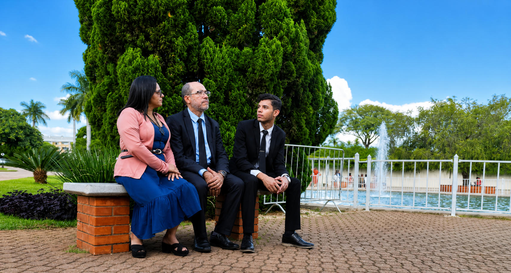 Família Alfred Pintando as Cores — equipe unida